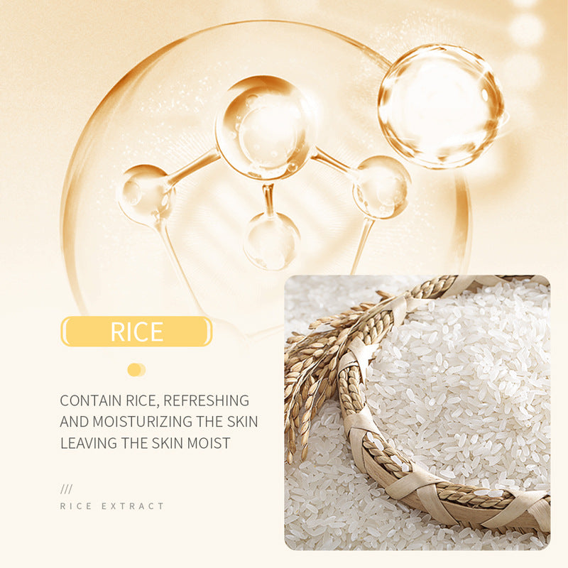 Rice Puree Facial Cleanser100g BIOAOUA Cleansing, Moisturizing, and Hydrating Export Cross-Border Manufacturer Wholesale