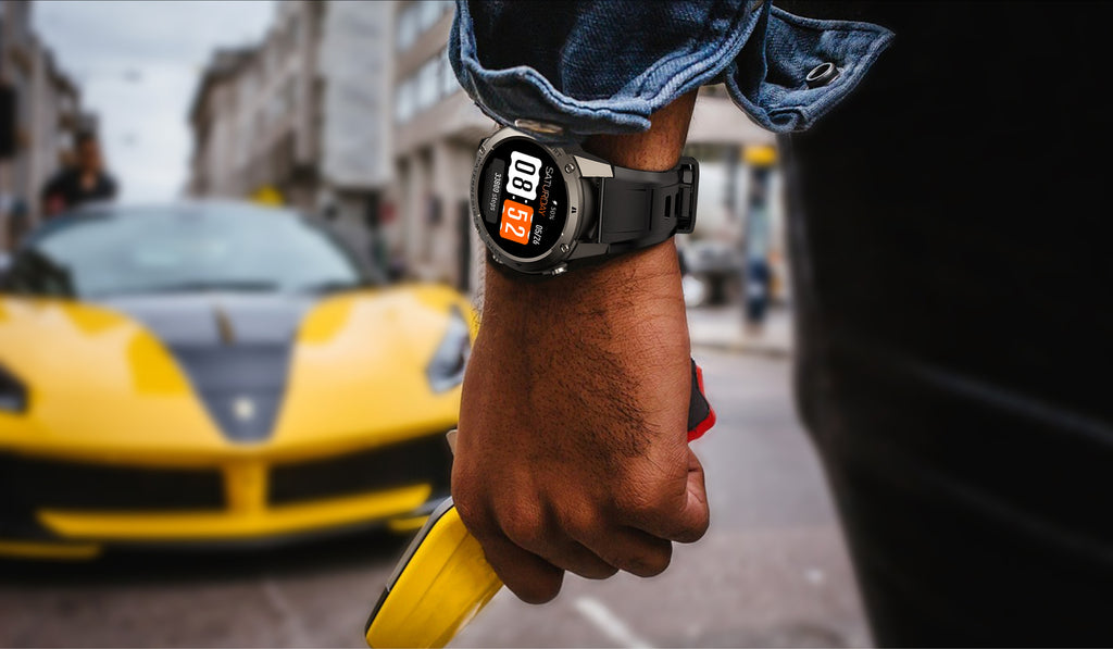 DM56Smart Watch1.52inch Bluetooth call heart rate pedometer sleep monitor GPS Positioning Three-Proof Sports