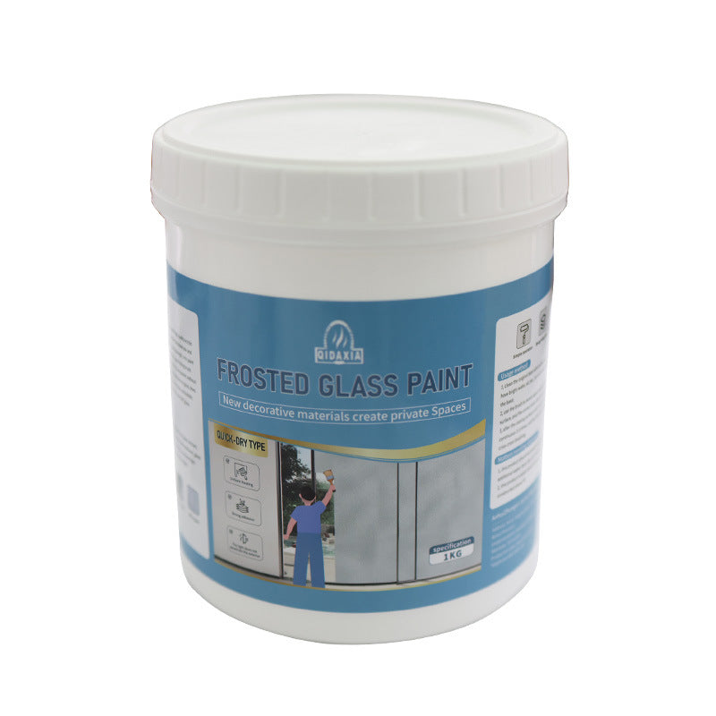 Frosted Glass Paint Light Blocking Opaque Glass Paint Bathroom Glass Window Sandblasting Frosted Glass Film Paint
