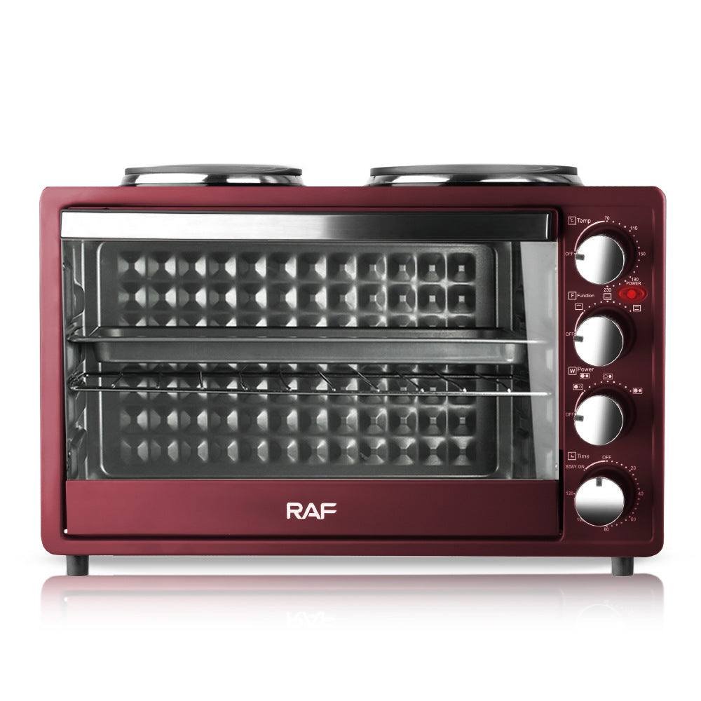 RAF Specially designed for European and American standard electric ovens and electric stoves with dual burners40L Large Capacity Top and Bottom Heating Home Oven