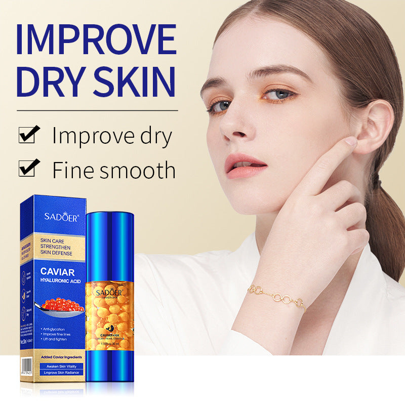 Caviar Pearl Essence30mlSADOER Hyaluronic acid hydrating moisturizing wholesale for cross-border trade