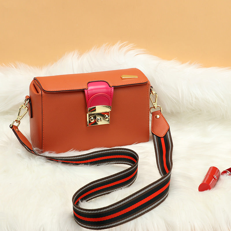 2024New Spring Festival Trendy Fashion Personality Small Square Bag Retro Simple Casual Crossbody Bag Mini Shoulder Bag