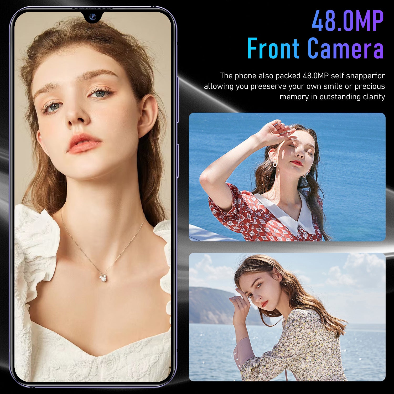 Android Phone S24New Smartphone7.3Inch Large Screen2+16G Android Smart Phone Wholesale