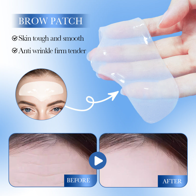 Hyaluronic Acid Forehead Patch SADOER Collagen Firming Improves Forehead Wrinkles  Wholesale