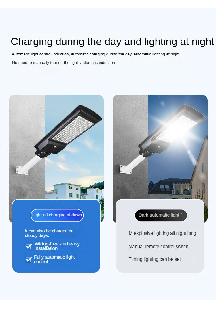 Project Outdoor Aluminum Street Light Garden Integrated Led Solar Street Light