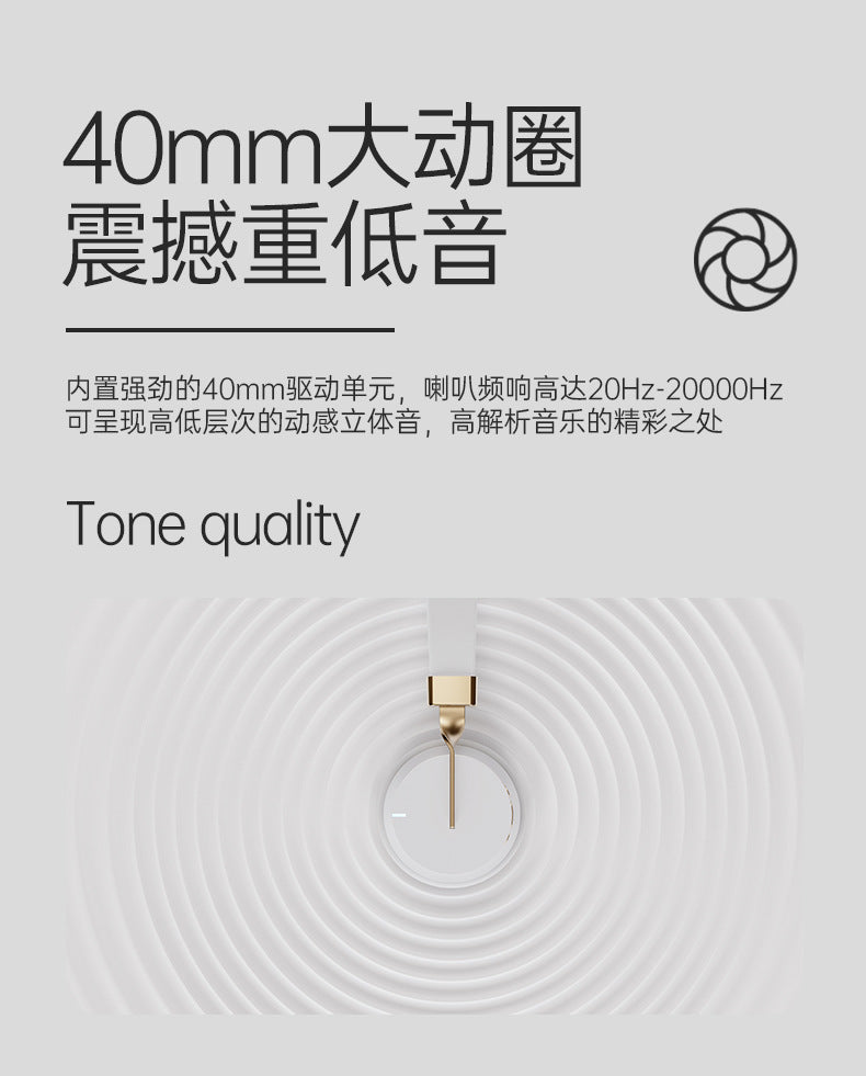 Hot-selling Noise-canceling Wireless Over-ear Bluetooth Headphones Long Battery Life High Sound Quality Gaming Headset Stereo