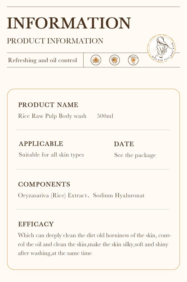 Rice Skincare Set BIOAOUA Rice Puree Series Six-Piece Set Box  Wholesale