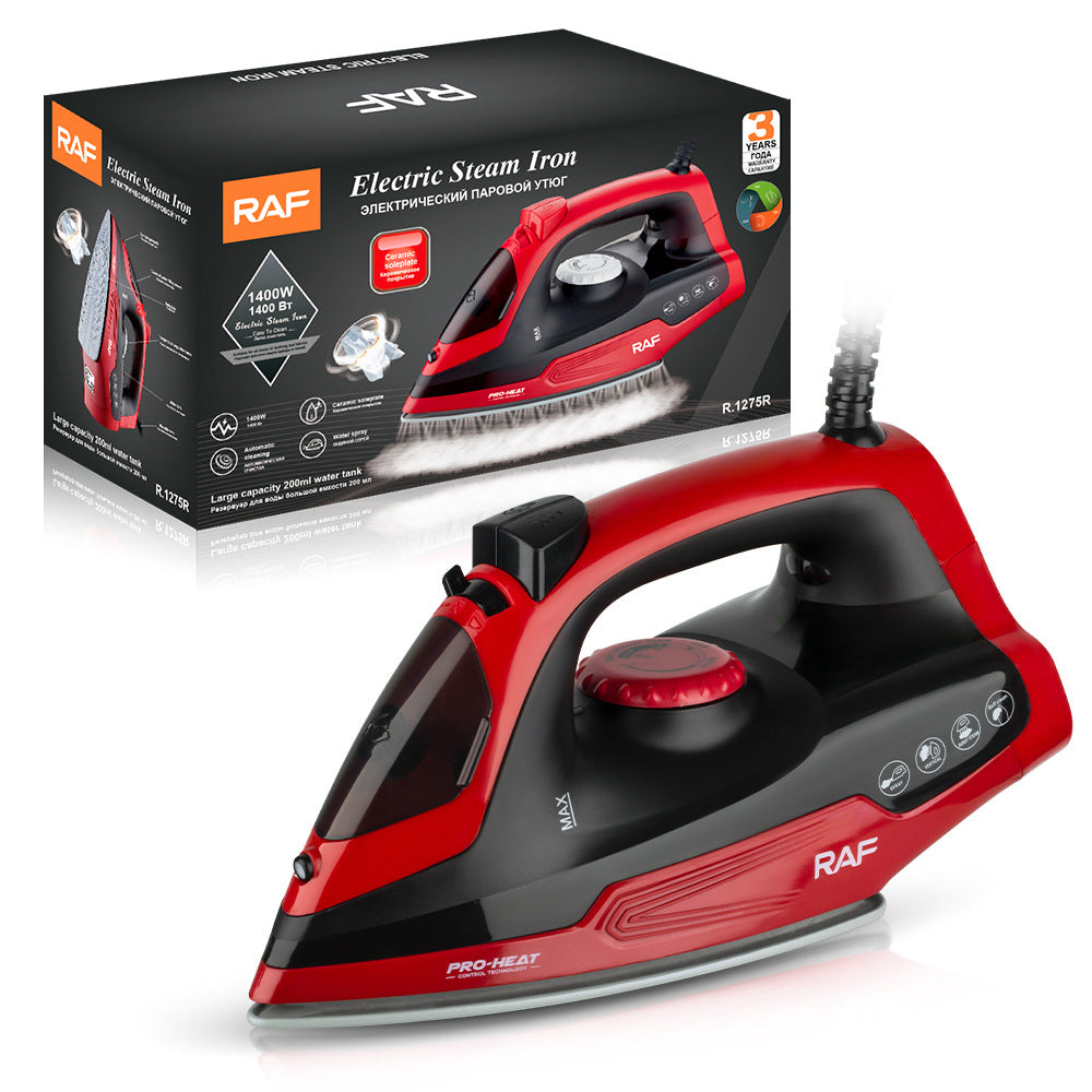 RAF EU Standard Handheld Electric Iron Steam Household Handheld Garment Steamer Portable Powerful Steam