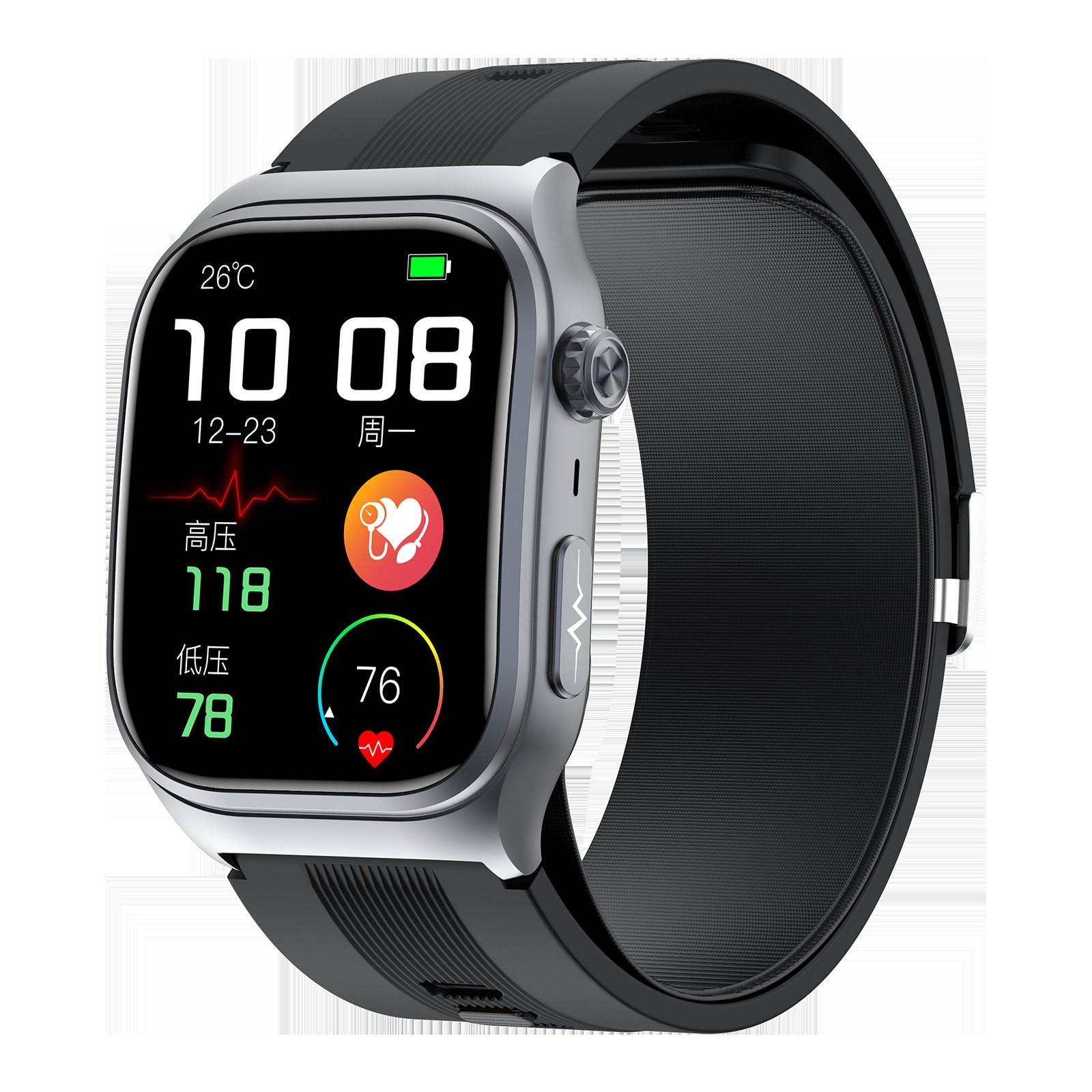 S15Smart watch air pump measures blood pressure and ECG NFC Bluetooth Call High-End Smart Watch APP Docking