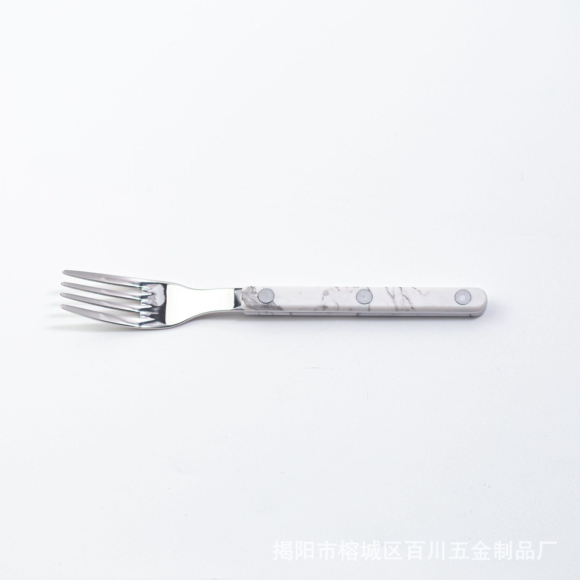 Marble Handle Western Tableware Set ABS Butter Fork Spoon Clip Handle Cheese Knife Dessert Chopsticks Spoon Fork