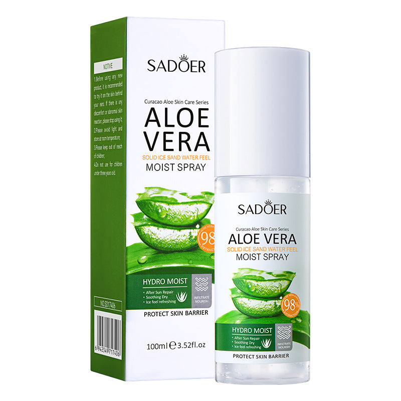 Aloe Vera Skincare Set SADOER Cleansing, hydrating, moisturizing, and nourishing  foreign trade manufacturer wholesale