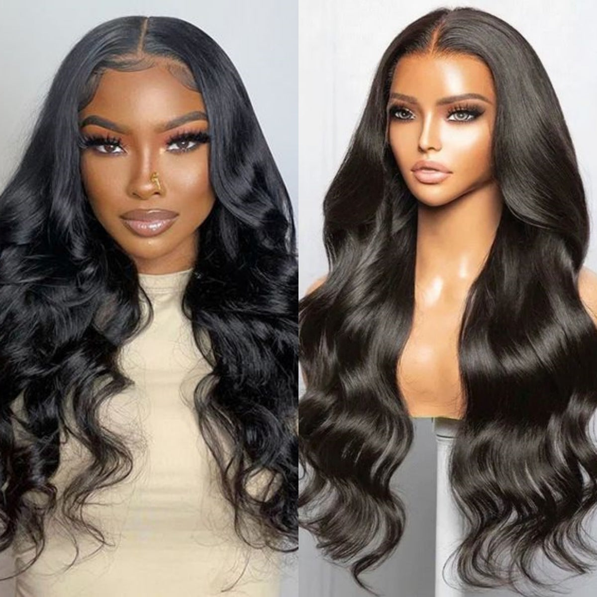 Dark Burgundy Lace Front Wigs 13X4 Body Wave Synthetic Wigs