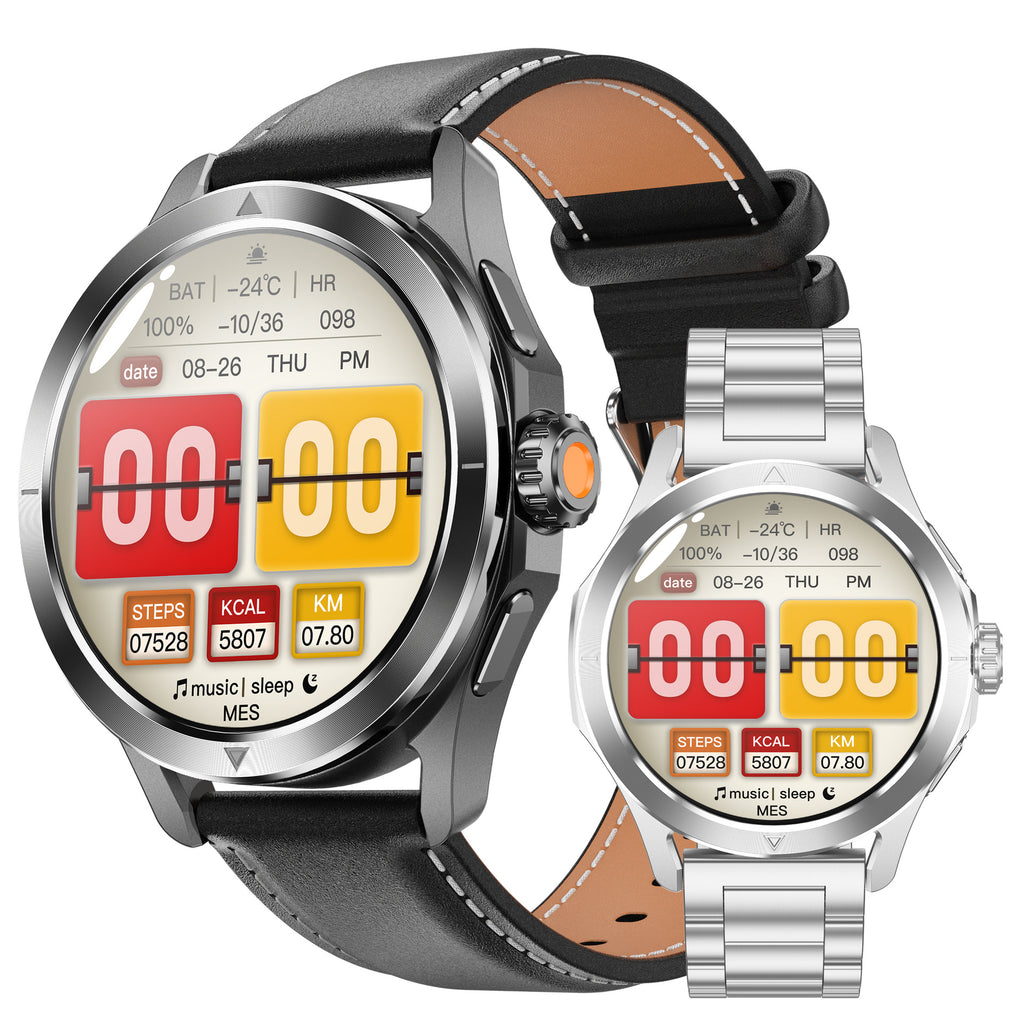 S4 Ultra Smart Watch Bluetooth Call True Heart Rate Step Count Sleep Monitoring Compass Motion Tracking Three-Proof