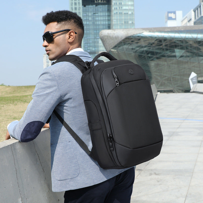 ozuko Business Backpack Men's Waterproof Computer School Bag High-looking commuter travel backpack for college students