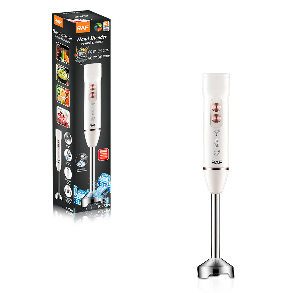 RAF EU Standard Portable Household Food Blender Handheld Electric Stainless Steel Cooking Stick Mixer273