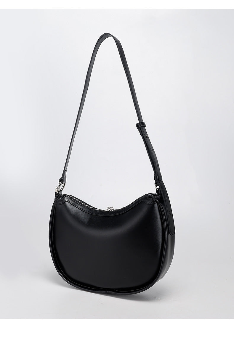 Niche Design Crescent Bag Style Underarm Bag2024New Simple Versatile Fashion Single Shoulder Crossbody Bag
