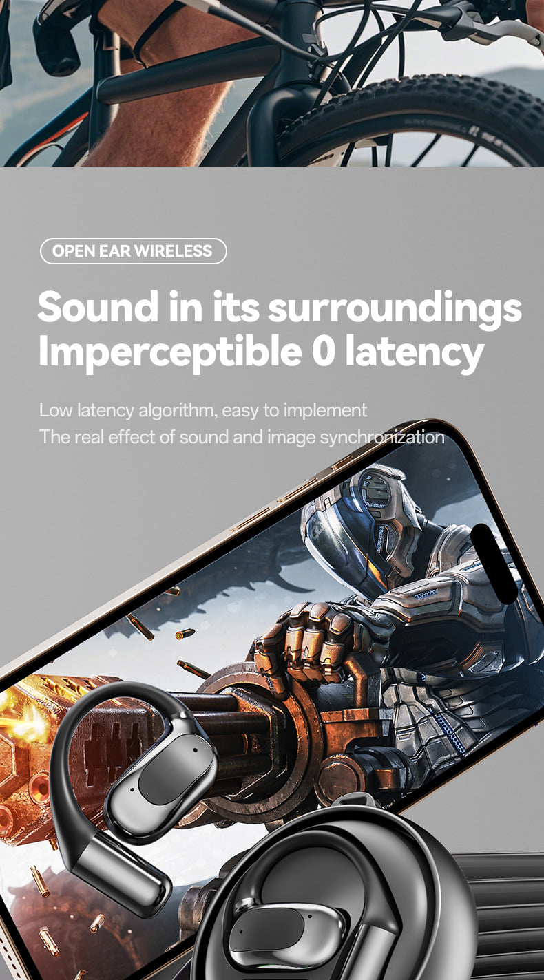 M114Hot-selling Rotatable Ear-hook Bone Conduction High Aesthetic Wireless Bluetooth Earphones Wholesale