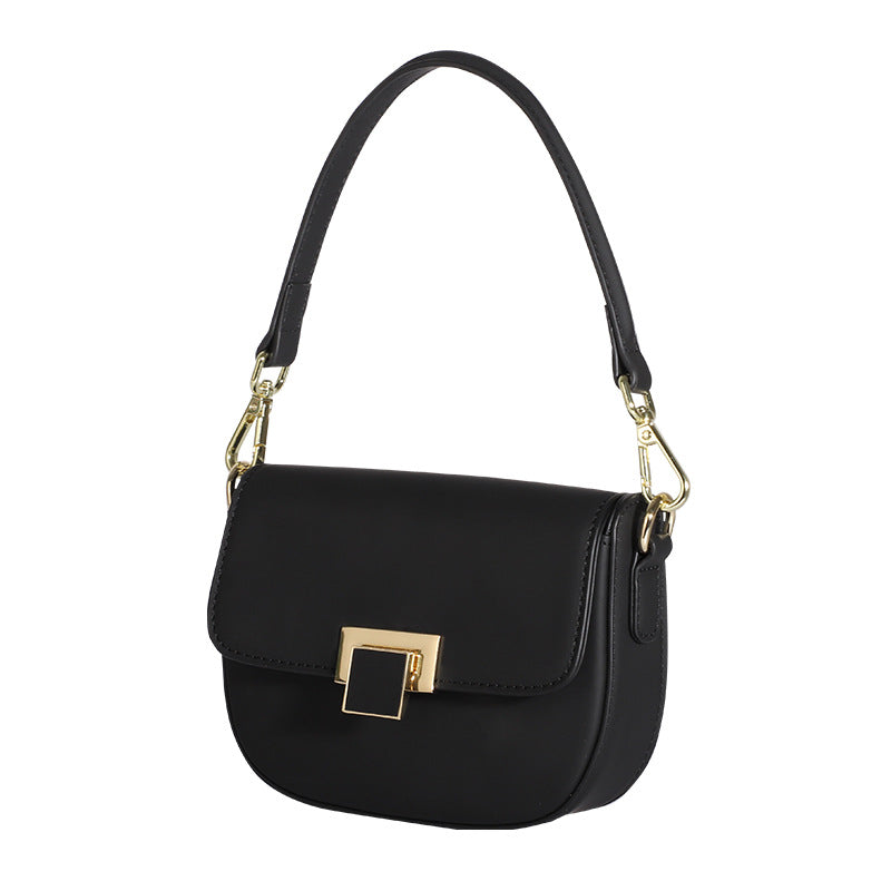 New Trendy Fashion Small Square Bag Niche Retro Underarm Bag Personality Stylish High-Quality Simple Crossbody Bag