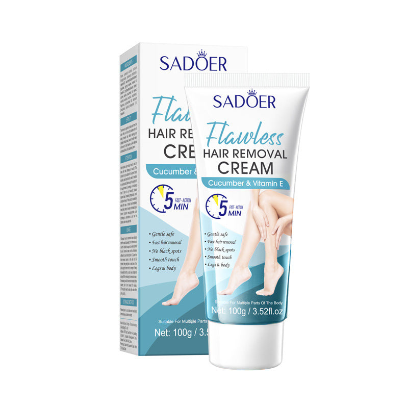 Plant VE Depilatory cream100g SADOER Smooth and Gentle Underarm Hair Removal Cream Cross-Border Wholesale