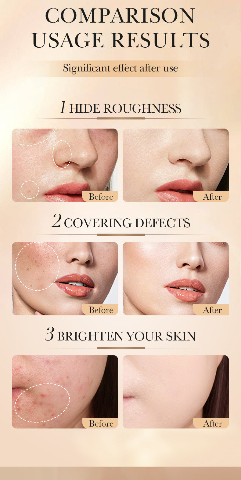 Aloe Vera Long-lasting Concealer BB Frost SADOER Contouring and Shaping Makeup BB Wholesale  Foreign Trade Frost