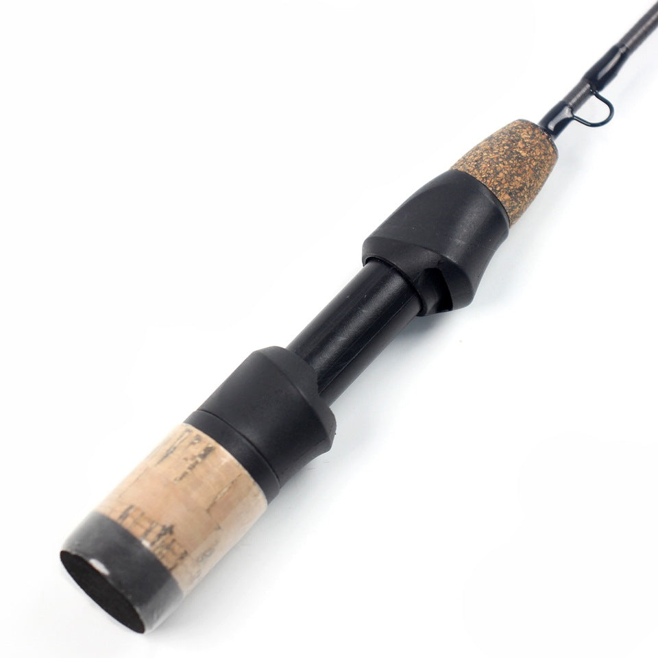 One-piece Double-tip Ice Fishing Winter Fishing Rod Shrimp Rod Spinning Reel Fishing Gear Set Fishing Rod