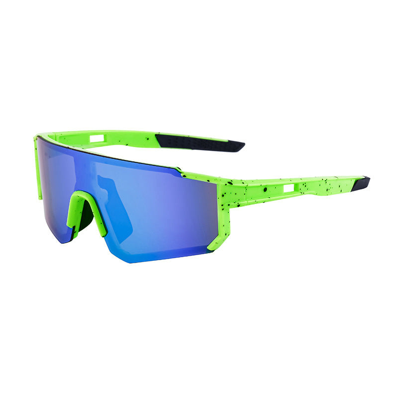 Outdoor Cycling Windproof Sunglasses for Men and Women, European and American Style One-piece Mountaineering Polarized Sunglasses Wholesale sunglasses