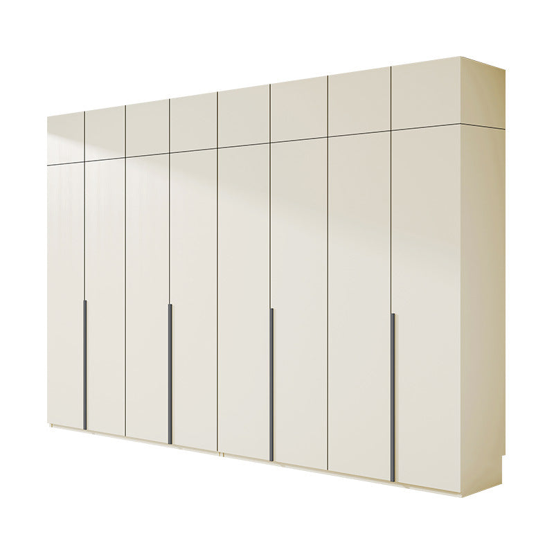 European Pine Board Full-Height Wardrobe3.0/2.8/2.7/2.6/2.5m Mi Light Luxury Bedroom Storage Cabinet