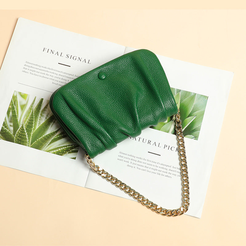 High-Quality Textured Wrinkled Cloud Bag for Women, New Fashionable Versatile Women's Bag, Daily Crossbody Bag, Stylish Single Shoulder Underarm Bag