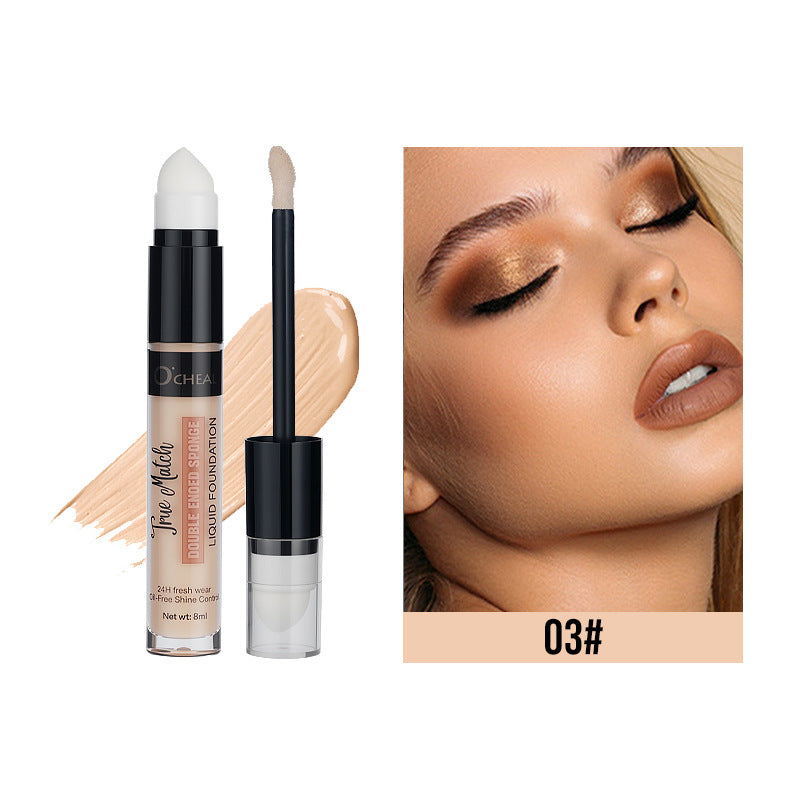 AliExpress Ouqianya Dual-Head Concealer Pen Even Skin Tone Spot Application Cover Spots Acne Marks Wholesale