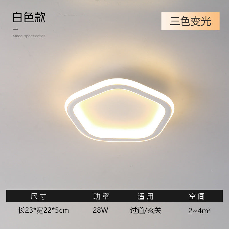 Nordic Corridor Entrance Hallway Light Simple Modern Creative Cloakroom Light led Balcony Small Ceiling Light Fixture