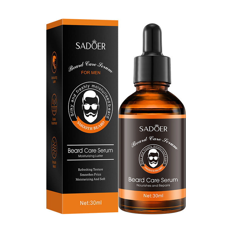 Beard Care Serum SADOER Men's Beard Care Solution30ml  Foreign Trade Wholesale