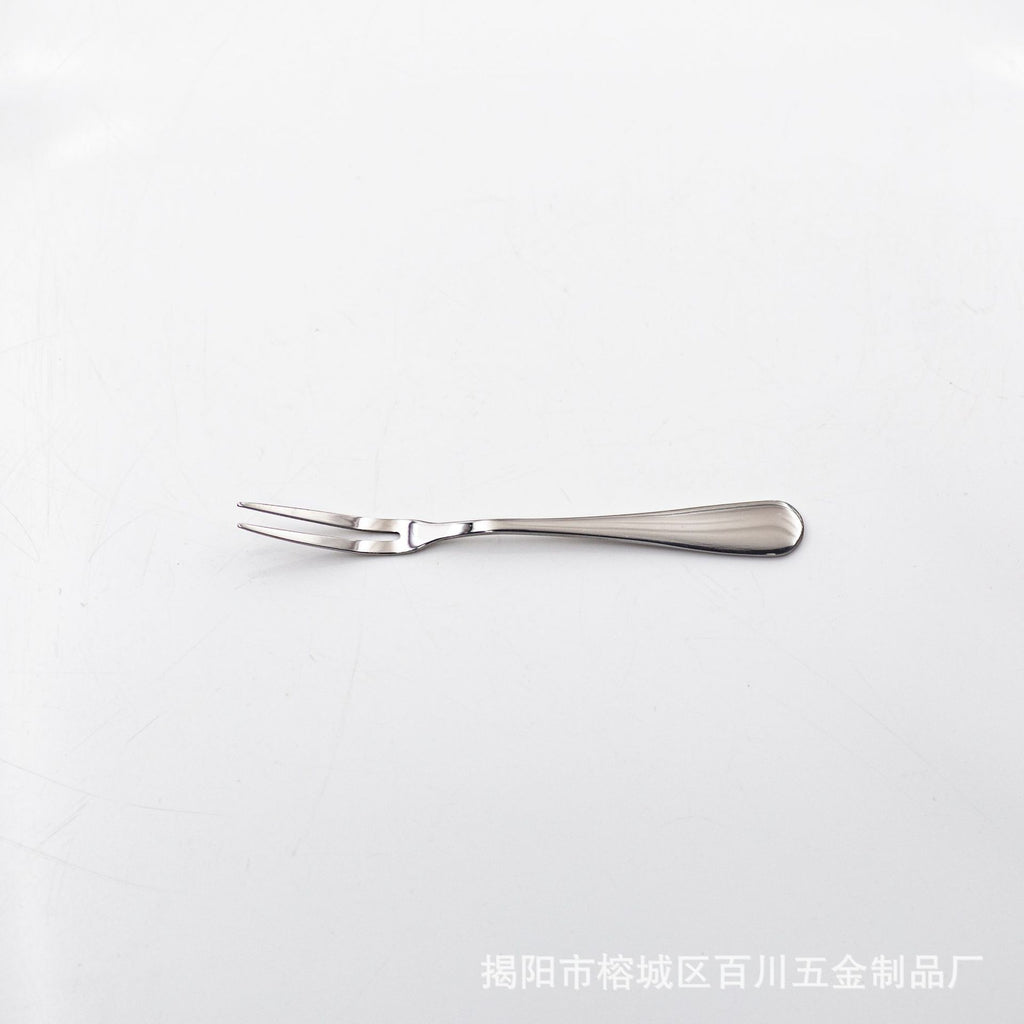 1010Western Tableware Stainless Steel Fruit Fork Rice Spoon Grain Spoon Landlord Spoon Public Fork Mud Scraper Spoon