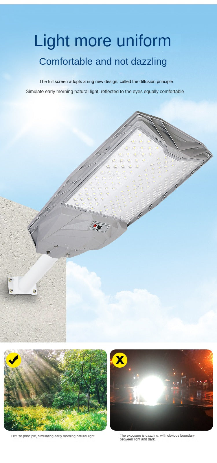 Human Body Induction Function Garden Outdoor Waterproof Street Led Solar Street Light