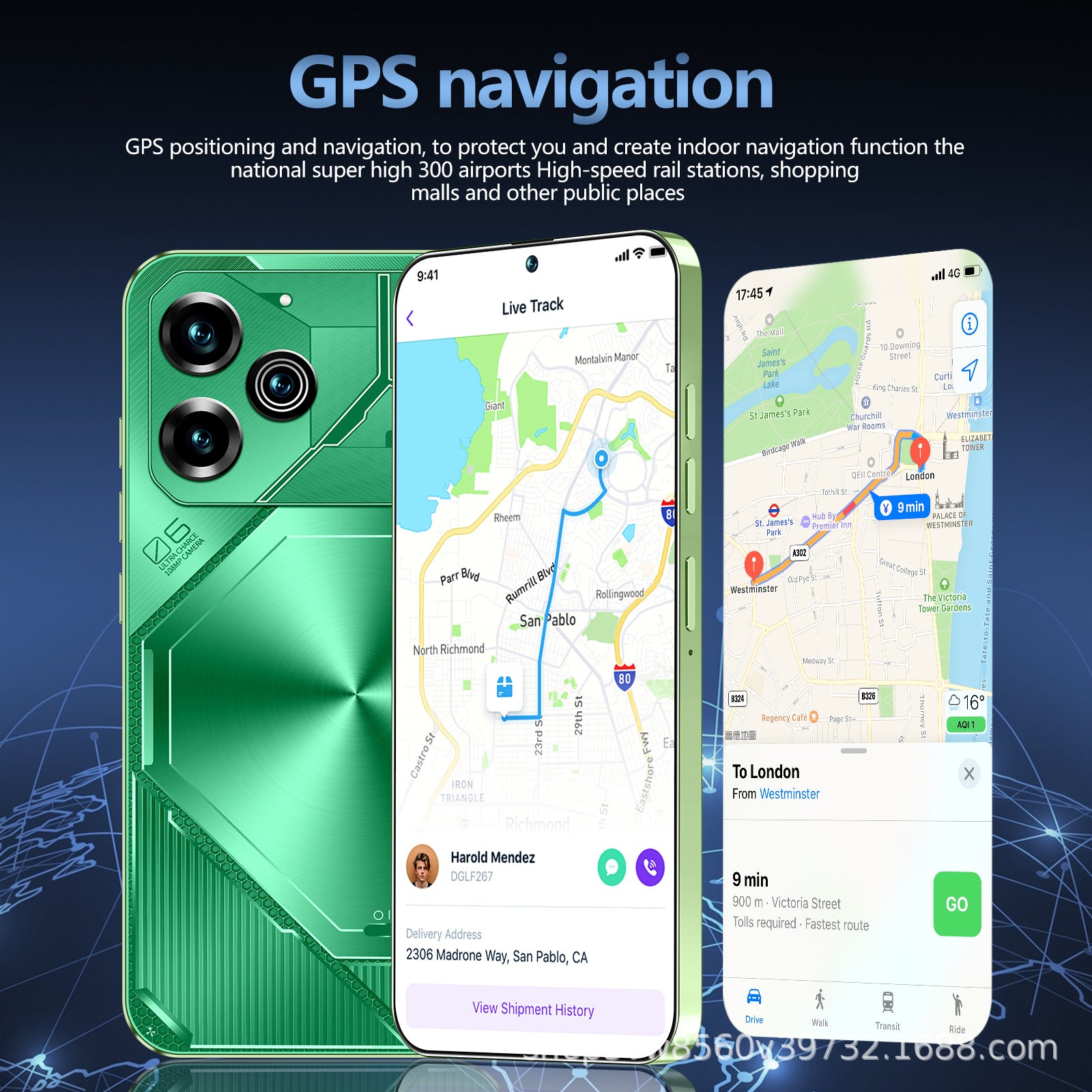 Hot-selling Phone Pova6 Pro Android Large Screen In Stock16+1T smartphone factory price(Popular)