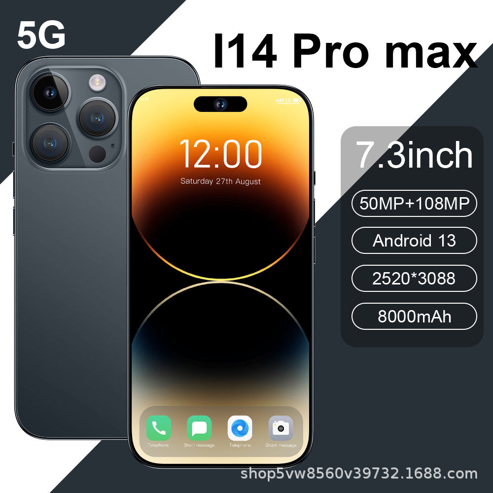 Mobile Phone i14promax7.3Large Screen16+1T Global One Smart Machine Factory Direct Delivery