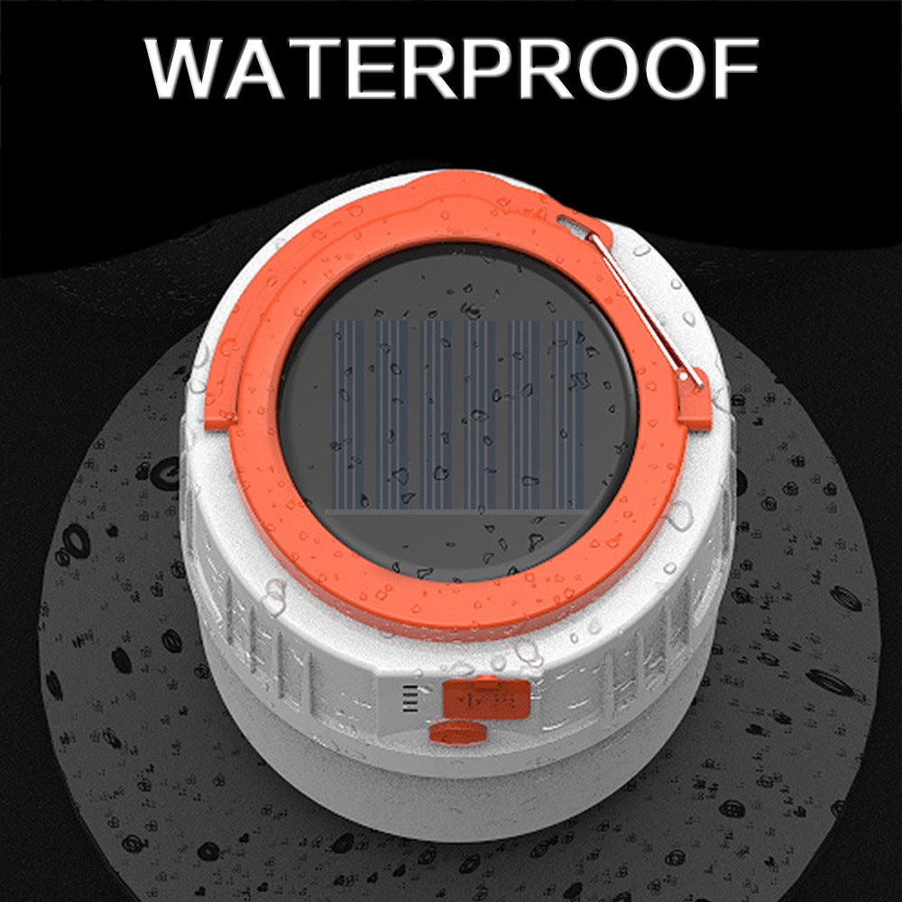 Outdoor Solar Rechargeable Bulb Tent Light Emergency Light Camping Light Household Power Outage Light with Remote Control