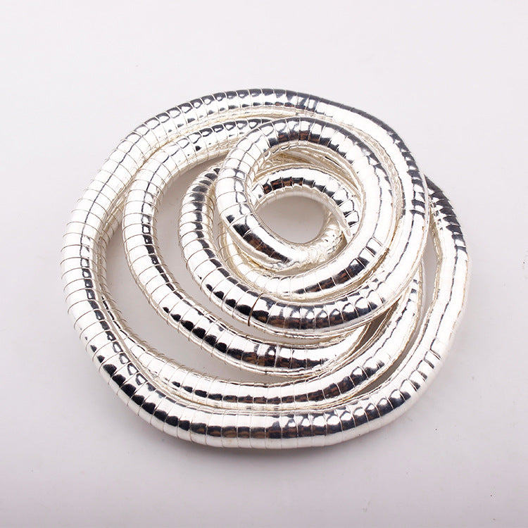 New Women's Snake Bone Chain Casual Style Choker Snake Year Necklace Minimalist Style High-end Snake Shape Necklace