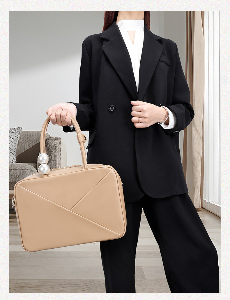 Fashion Women's Bag Niche Texture Single Shoulder Crossbody Bag Large Capacity Tote Bag Handheld Women's Laptop Bag