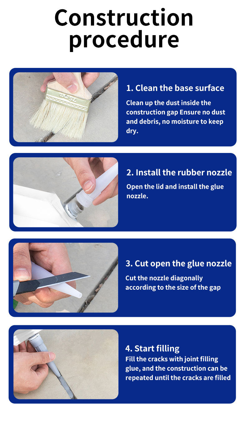 Waterproof Sealant for Roof and Floor, Crack Repair, High Elasticity, Anti-Crack, Wall Gap Sealant