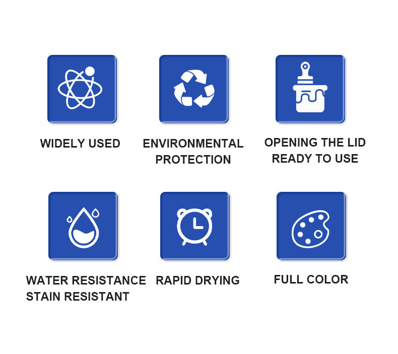 Color Metal Paint Iron Art Steel Structure Color Steel Tile Renovation Color Change Water-Based Industrial Latex Paint Anti-Rust Paint
