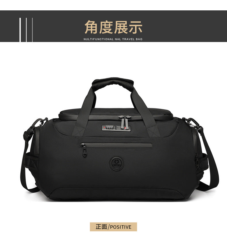 Dry Wet Separation Travel Gym Bag Men Large Capacity Handheld Shoulder Bag Multifunctional Sports Outdoor Travel Bag