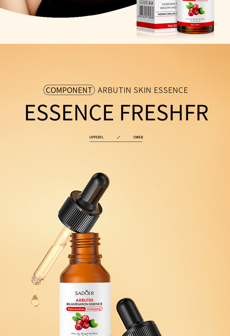 Essence Serum SADOER Hyaluronic Acid Arbutin Moisturizing and Hydrating30ml  Foreign Trade Live Wholesale