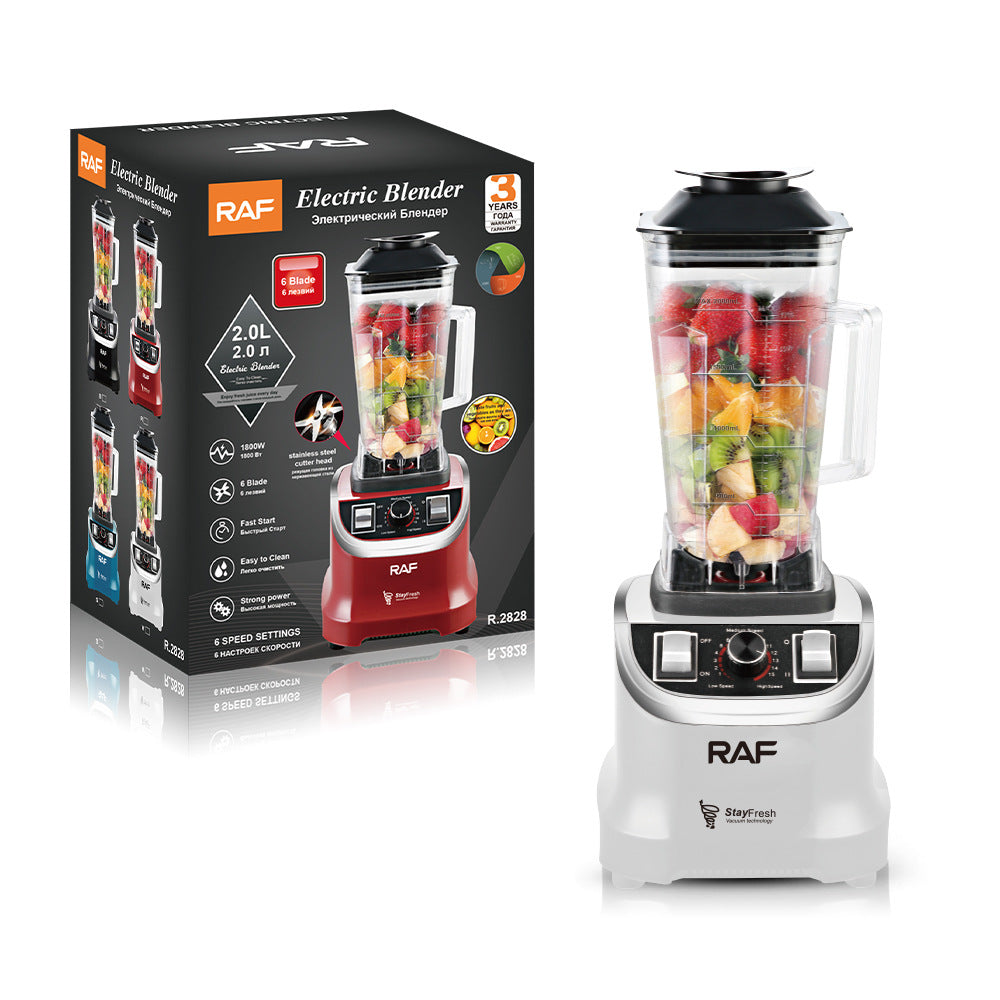 RAF European Standard Household and Commercial Smoothie Multi-Functional 5-in-1 Blender, Blender, Soy Milk, Fruit Juicer