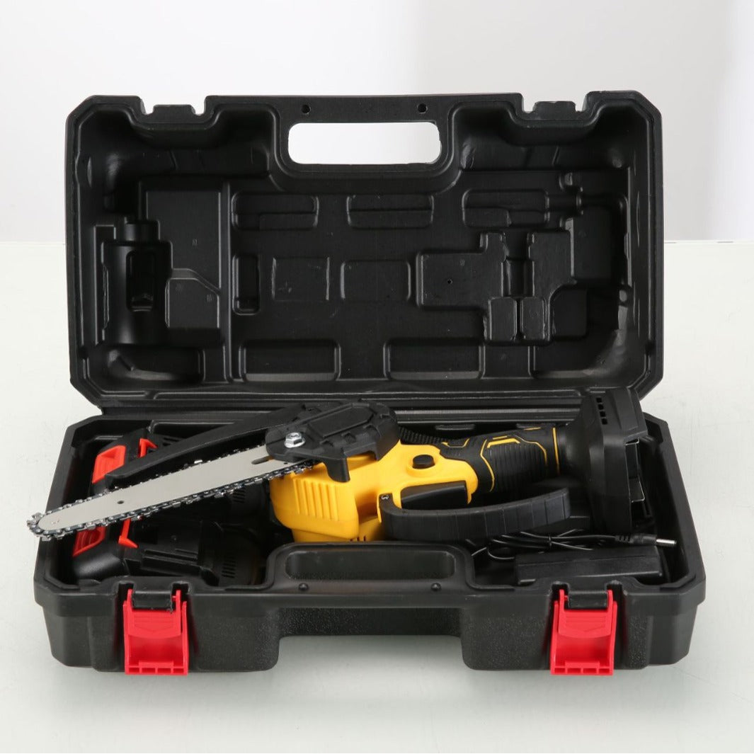 Lithium Battery Mini Household Portable Chainsaw Rechargeable Handheld High-Power Garden Pruning Saw Electric Chain Saw