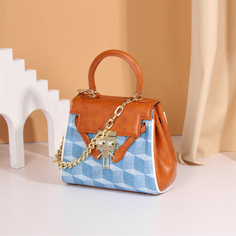 Internet Celebrity Kelly Small Square Bag for Women, Fashionable New Simple Handbag, Student Shoulder Crossbody Bag, Trendy Women's Bag Wholesale