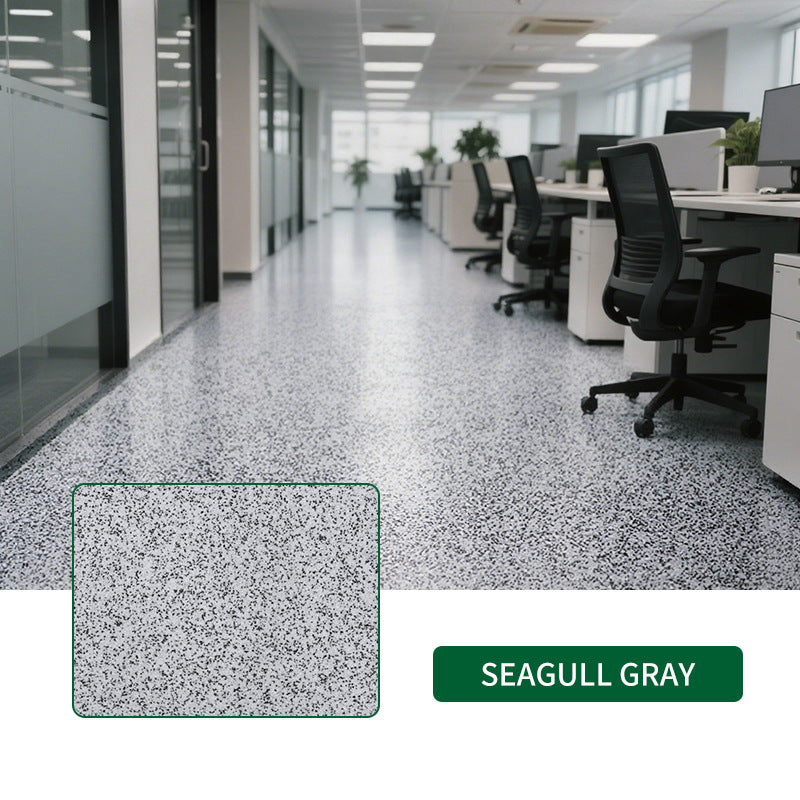 Qixia Epoxy Color Sand Floor Paint Cement Floor Paint Wear-resistant Imitation Marble Paint Self-leveling Floor Paint