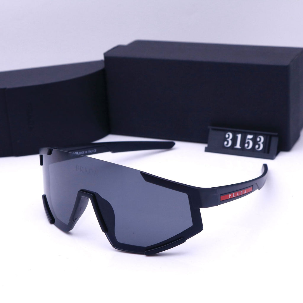 Half-frame Sunglasses High Appearance Cycling Colorful Outdoor Sports European and American Style2024Fashion New Large Windproof Sunglasses for Men and Women