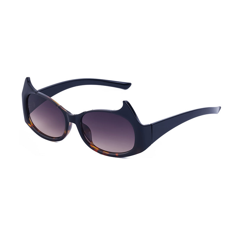 Personality Y2K Cat Eye Sunglasses Women's European and American New Trendy ins Street Style Sunglasses for Men Wholesale