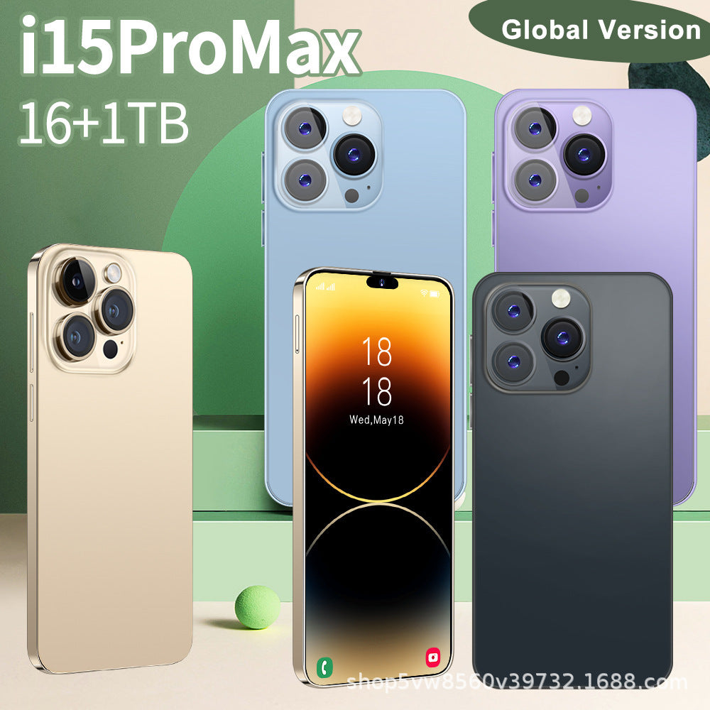 New products in stock i15ProMax All-in-One Machine16+1T Large Memory Smartphone Source Manufacturer Wholesale