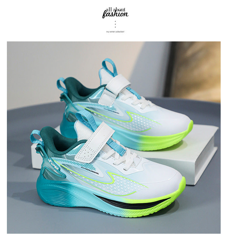 2025New Children's Shoes for Older Kids, Student Training Running Shoes, Lightweight Breathable Trendy Shoes for Boys, Girls' Youth Sports Shoes